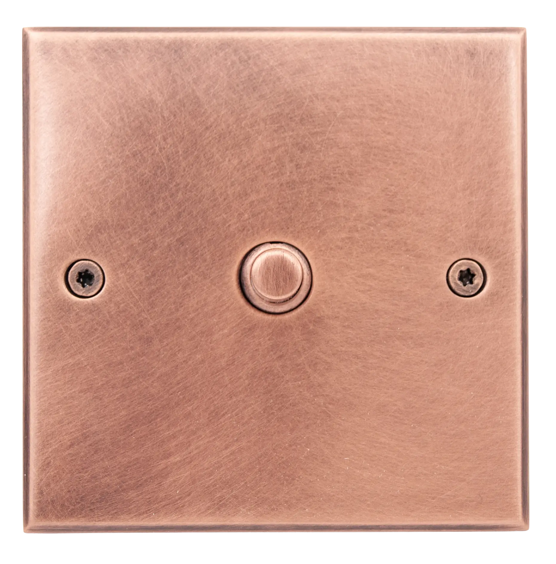 Interrupteur carré de la collection classique avec 1 bouton poussoir